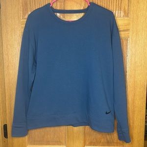 Nike Dri-Fit Open Back Sweatshirt, Medium